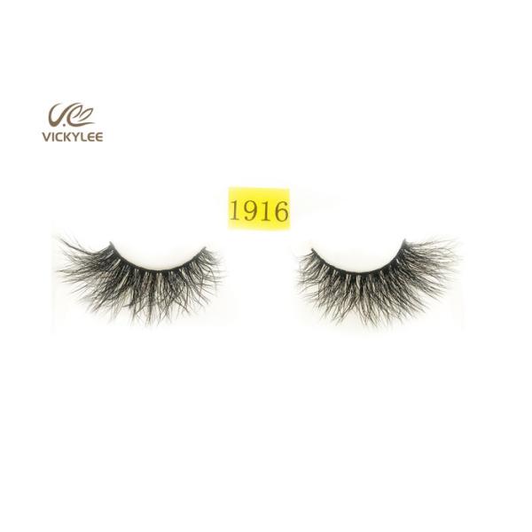 Fan Shaped Thick 21mm Dramatic False Eyelashes
