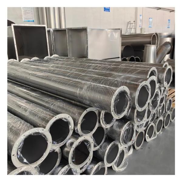 Commerical Corrosion Resistant Stainless Steel Round Duct Stainless Steel Ventilation Ducting