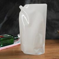 Malote de empacotamento líquido branco Juice Filling Pouch detergente do Sanitizer 60mic da mão