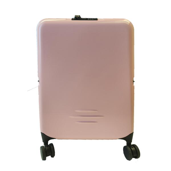 Bagage de cabine unisexe pour voyageurs d'affaires modernes, en PC, ultra-léger et portable, avec roulettes pivotantes