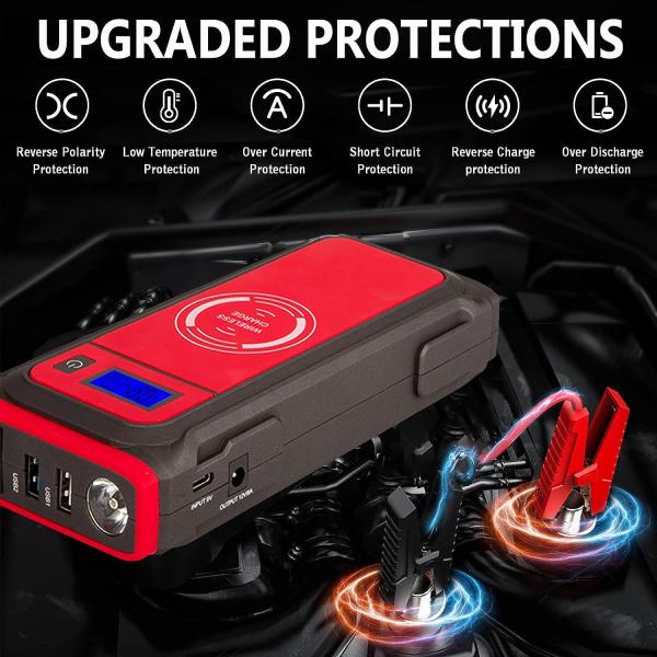12 Вт А38 компактный стартер для прыжков Powerbank 850A 44,4Wh