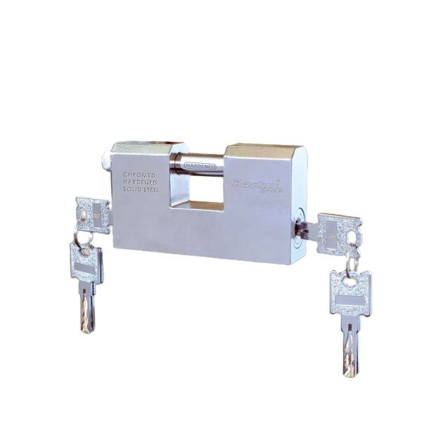 Rarlux Heavy Duty Padlock Double Locking System Rectangular Padlock Hardened Stainless Steel Padlock