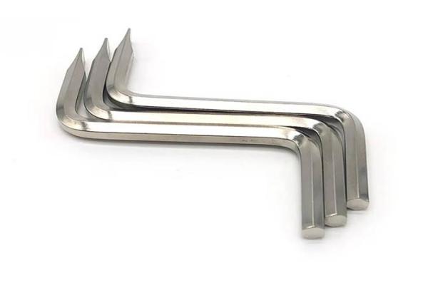 18-8 Stainless Steel L Type Wrench Flat Head Hex Allen Key 4mm 6mm 8mm
