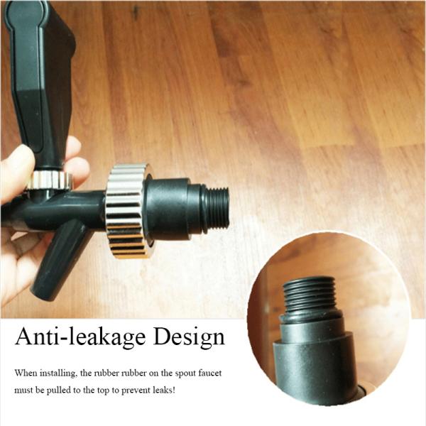 Customized Ice Tube Beer Beverage Barrel with Tap Dispenser and Ice Cooling Beer Tower