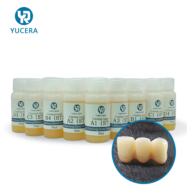 16 крася крася жидкостных зубоврачебных блоков Zirconia для зуба кулачка Cad