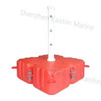 Modulaire Cube de quai flottant en plastique HDPE et en mousse EPS Matériau orange/gris/bleu/rouge