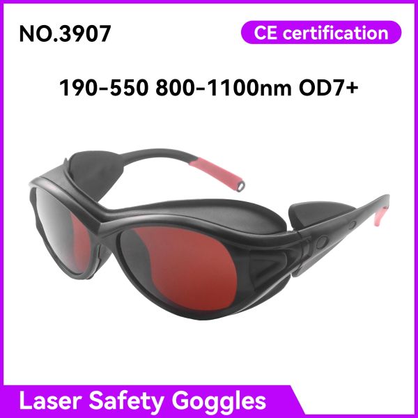 LASER SAFETI GLASSES laser protection glasses laser eye protection laser protect glasses 190-550nm 800-1100nm OD7+ laser saftey glasses laser protect glasses ipl safety glasses laser level glasses