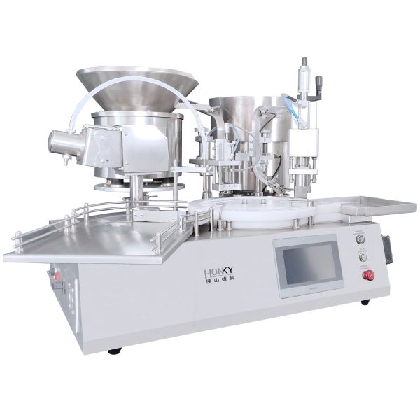 Desktop Vial Filling And Capping Machine 12-22PCS/Min Automatic