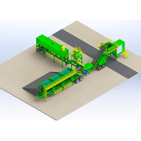 Питание 400t/H конструкции аэропорта асфальтирует завод смешивания серии