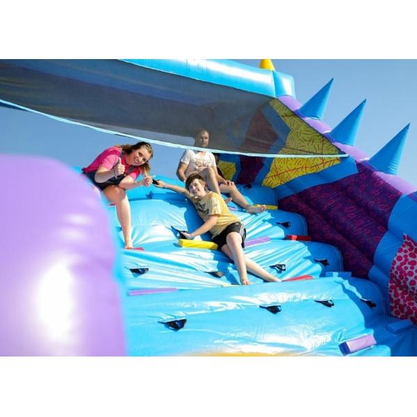 300M Long Monster Obstacle Course Inflatable Sports carnival Games Child Play For Outdoor