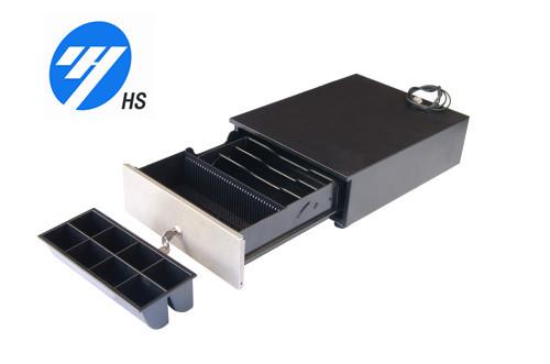 Portable Keylock Pos Cash Drawer Heavy Duty Cash Box For Supermarket Payment  HS-240B