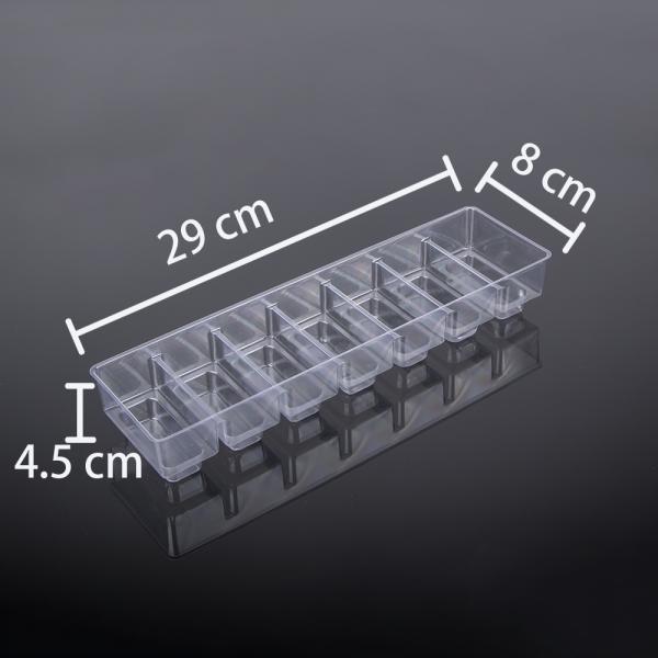 Вакуум формируя упаковывая поднос 29*8*4.5cm пластиковый внутренний