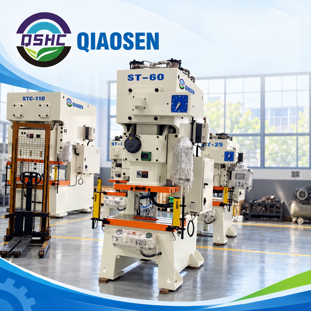60-ton Punching Force C Frame Punch Press with JIS 1 Precision Grade and Energy-efficient Design for Metal Stamping