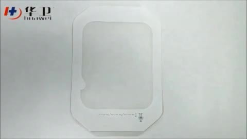 transparent wound catheter fixing plaster