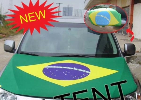 Promotional Car Hood Covers National Digital Sublimated Printting Flag 80*120cm