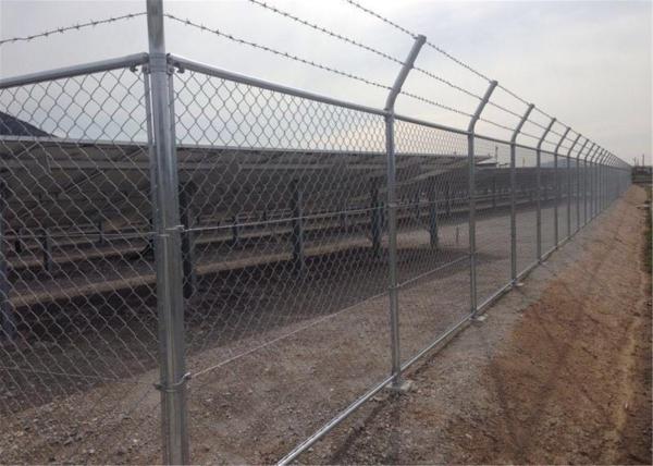 Chain link mesh fabric 1x1/25.4mmx25.4mm diameter 9GA/3.66mm 11GA/2.95mm High security for residnetial and Commerical