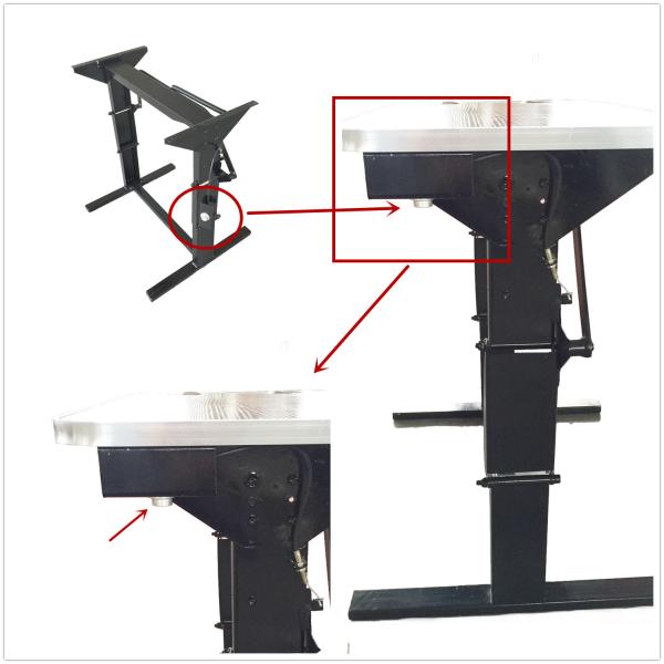 motorhome table parts RV table bracker with folding function adjustable table mount