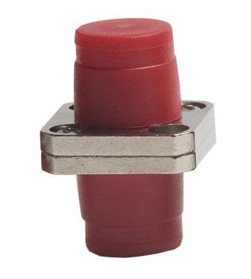 Adaptador da fibra ótica do quadrado do PC de FC para o material liga de zinco do tampão vermelho das redes informáticas