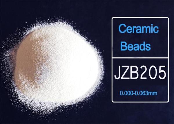 Grânulos cerâmicos de JZB60 JZB120 JZB205 que limpam com jato de areia meios para o tratamento de superfície do metal