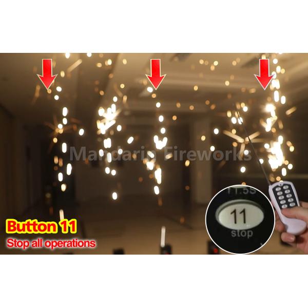 600W Wedding Cold Sparkler Machine 5.5kg For Dj Party Event