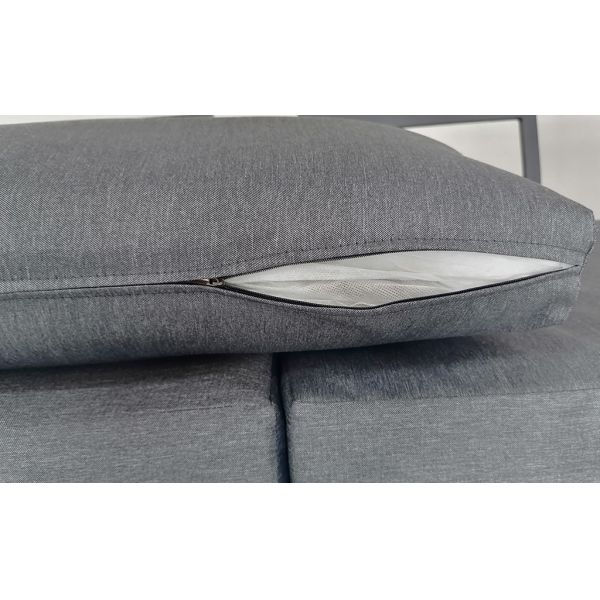 Patio Balcony Outdoor Furniture Set of 5 Knock Down Structure Popular High Quality Aluminum Garden Sofa Set