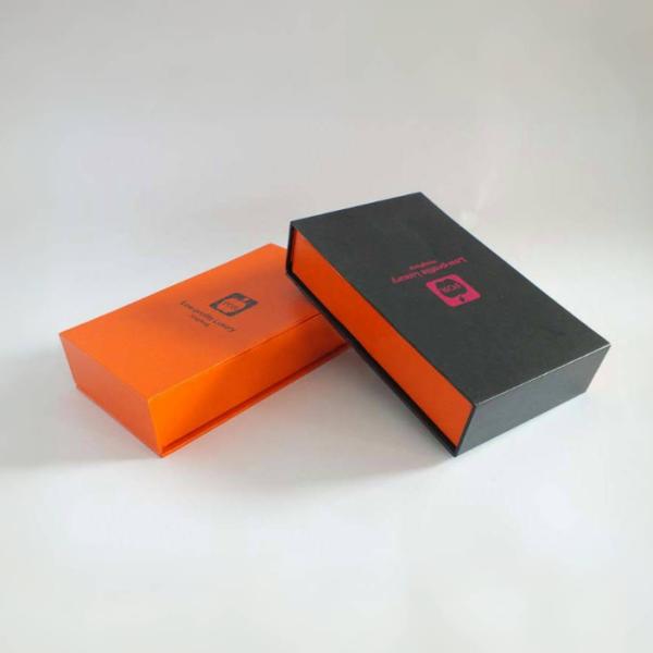 Custom Logo Printing Electronic Product Paper Packaging Earphone Packaging Box EVA Inner Tray Magnet Box