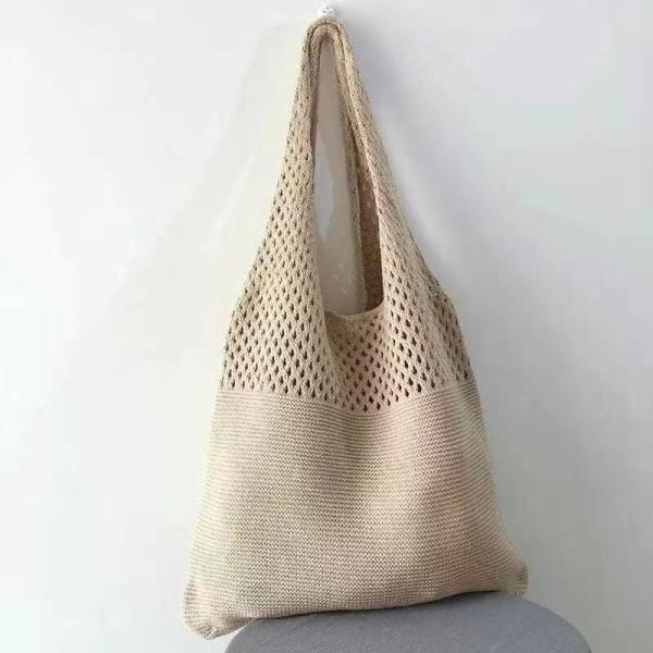Customized Color Knitted Fabric Chic Retro Ladies Shoulder Bag for Travel and Outgoing