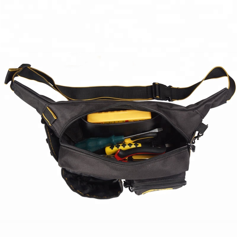 Customized Waterproof Set Tools Kit Carpenters Durable Tool Pouch Electrician Waist Tool Bag