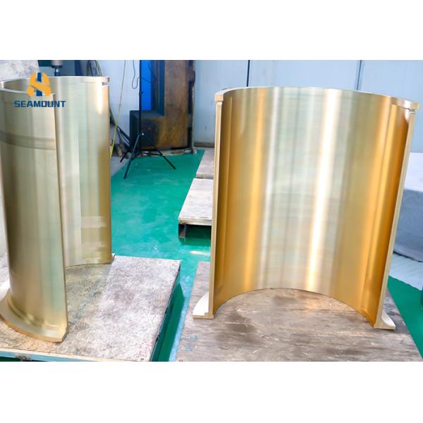 Nonstandard Customised Bronze Sliding Bearing Bush  In Metallurgical Industry