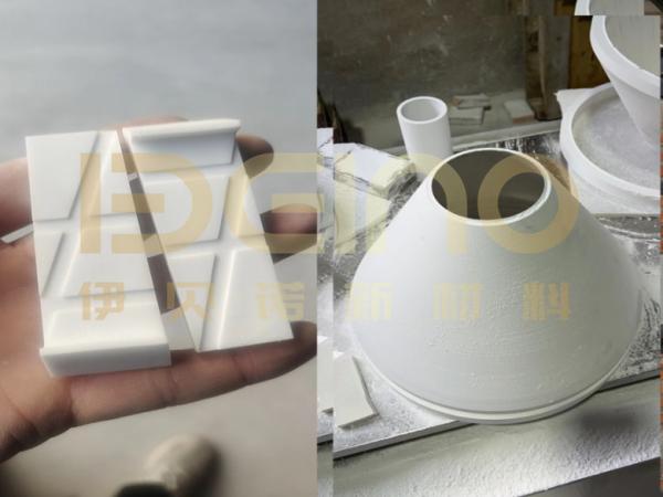 Lithium Battery Ceramic Sleeve Lined Pipe Anti Wear Ceramic Lined Pipe Fittings