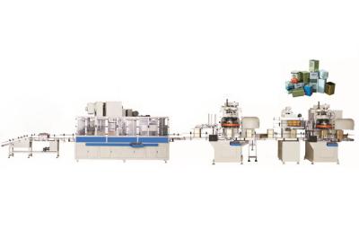 Used 1-5L Square Tin Can Making Machine For Engine Oil