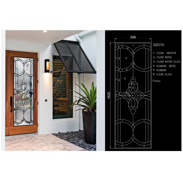 Infinite Variety Home Decorative Etched Glass Panels , Stained Glass For Church