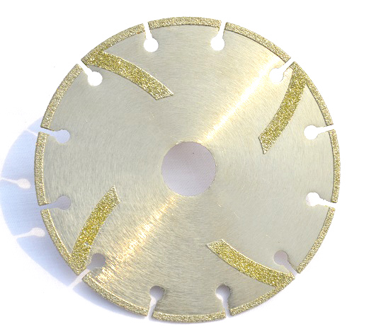 Diamond Plated Grinding Wheels , Electroplated Diamond Disc For Stone