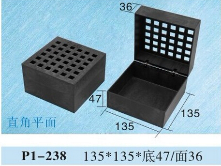 135*135*base47/top36mm plastic packaging box material P1-238