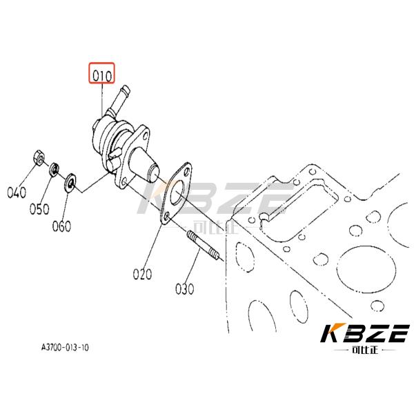Высококачественный насос для KUBOTA V2203 ТРАКТОР 17121-52030 ULPK 1001 1712152030