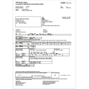 Jiangsu Zhonggongte Metallurgical Technology Co., Ltd. Certifications