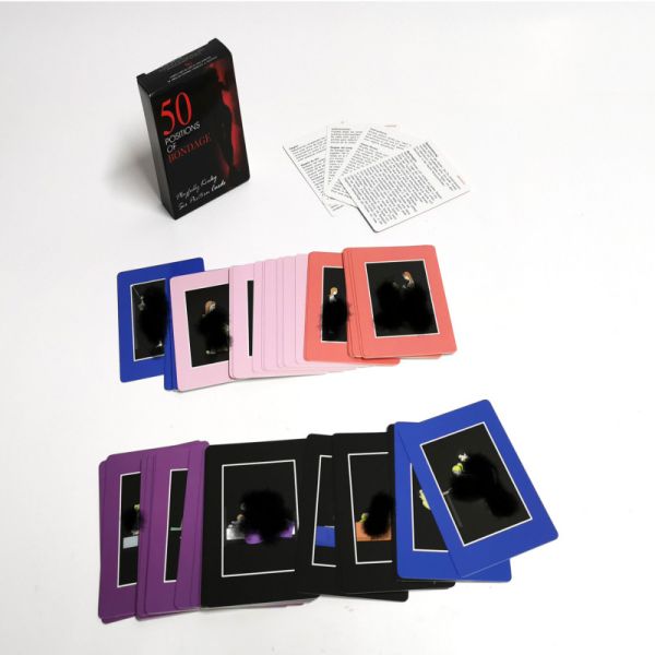 Custom English version of pose SEX Fun Cards Adult Couple Games Fun Pose Chart Poker Games Cards Printing