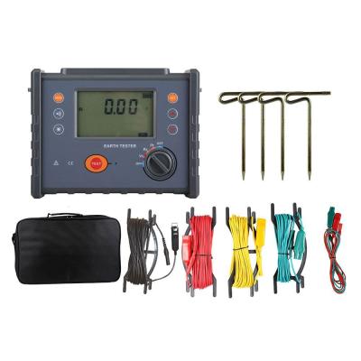 Digital Ground Resistance Tester for Soil Resistivity and Voltage