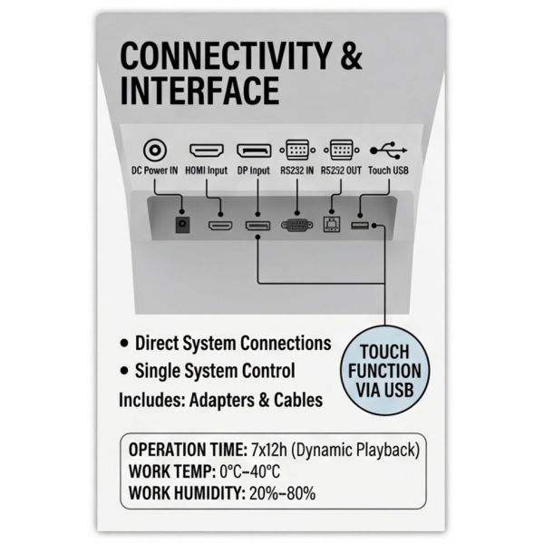 30 inch High Brightness Transparent OLED Display Stand Full Color Capacitive Touch Ag Glass Floor Stand for Welcome Display
