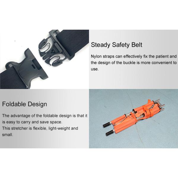 Переносный медицинский экстренный складной носилки с тяжелой работой рукоятки носящего чемодана