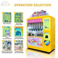 70Kg Capacity Chocolate Sugar Beans Vending Machine Automatic For Indoor / Outdoor