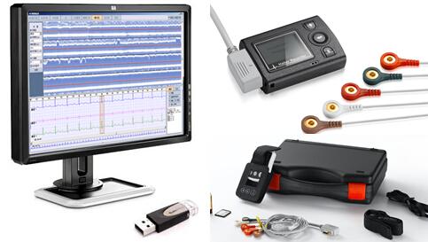 Holter ECG Workstation EKG Analysis Software 3/12 Channels 24 Hours Holter