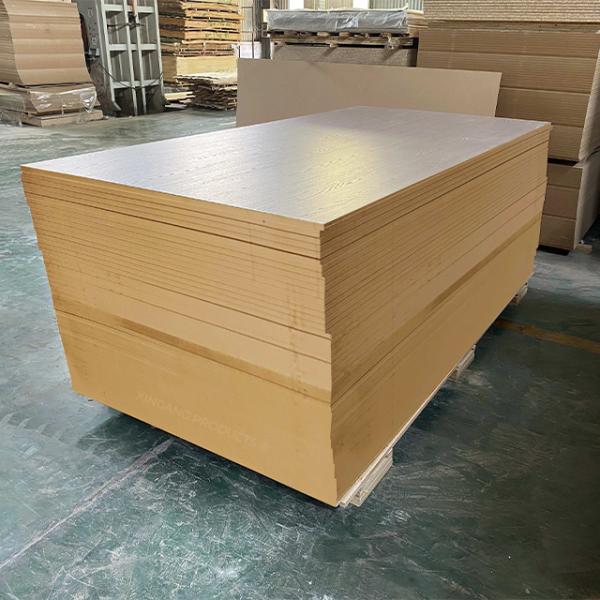 Modern Grey Embossed Wood Grain Melamine Faced MDF ENF Grade Decorative Panel 3mm-25mm