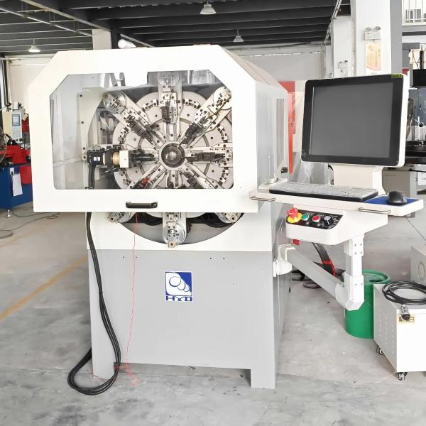 0.3-2.5mm High Efficiency CNC Spring Machine , Multi-function Computer Spring Machine