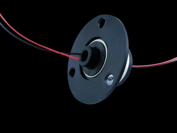 2 Wire Slip Ring 2A ID 5mm OD 22mm Through Hole Slip Ring 360 Degree Rotation