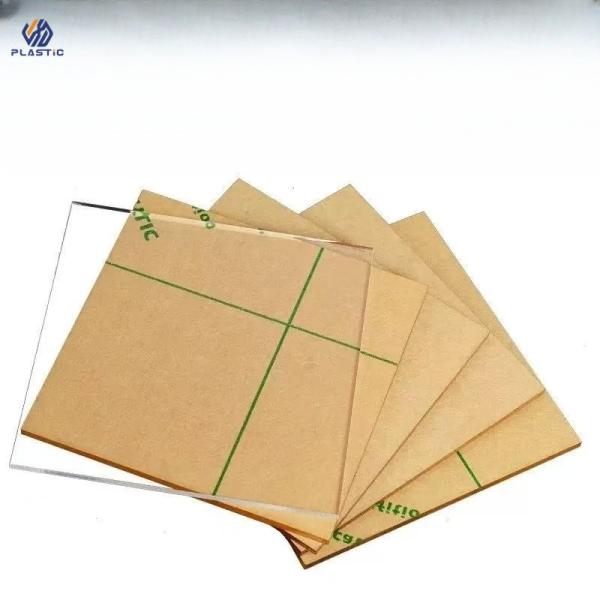 100% Virgin MMA Clear Acrylic Sheet High Glossy Surface Finish Acrylic Board