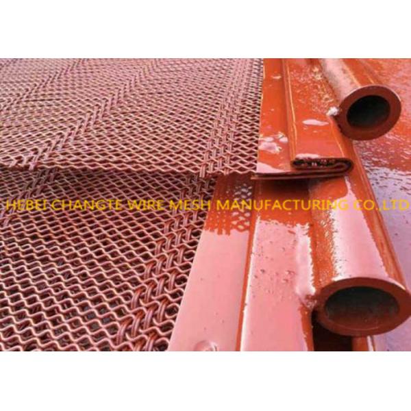 65mn Spring Steel 2.8mm Mine Quarry Self Cleaning Screen Mesh