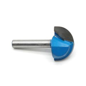 1/4 Inch Steel Shank Carbide Tipped Round Nose Router Bit