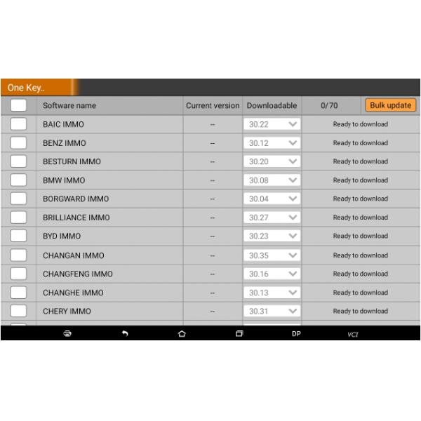 DP de OBDSTAR X300 mais a programação completa do ECU do apoio da versão do auto programador chave do pacote de X300 PAD2 C