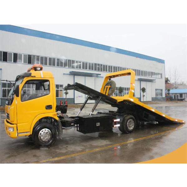 4X2 Small Flatbed Tow Truck 3 Ton 2 Axles 6 Wheels For Sinotruk HOWO CCC Approved